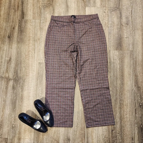 *NWT* Sanctuary Plaid Daily Crop Leggings - Picture 2 of 6